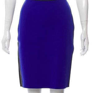 Reed Krakoff neoprene knee length skirt